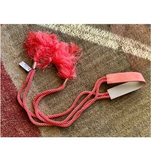 Elegant Pink Rope Belt